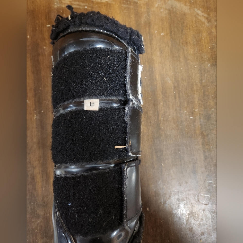 Black Fleece Lined Brushing Boots - Large - Picture 2 of 4